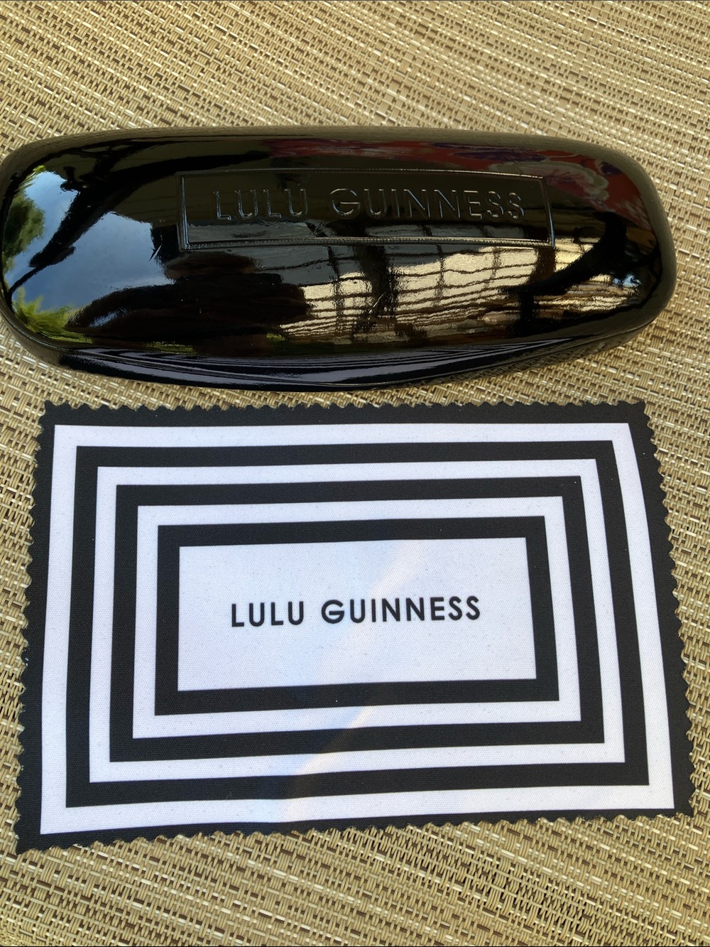 Lulu Guinness Black Eyeglass Sunglass